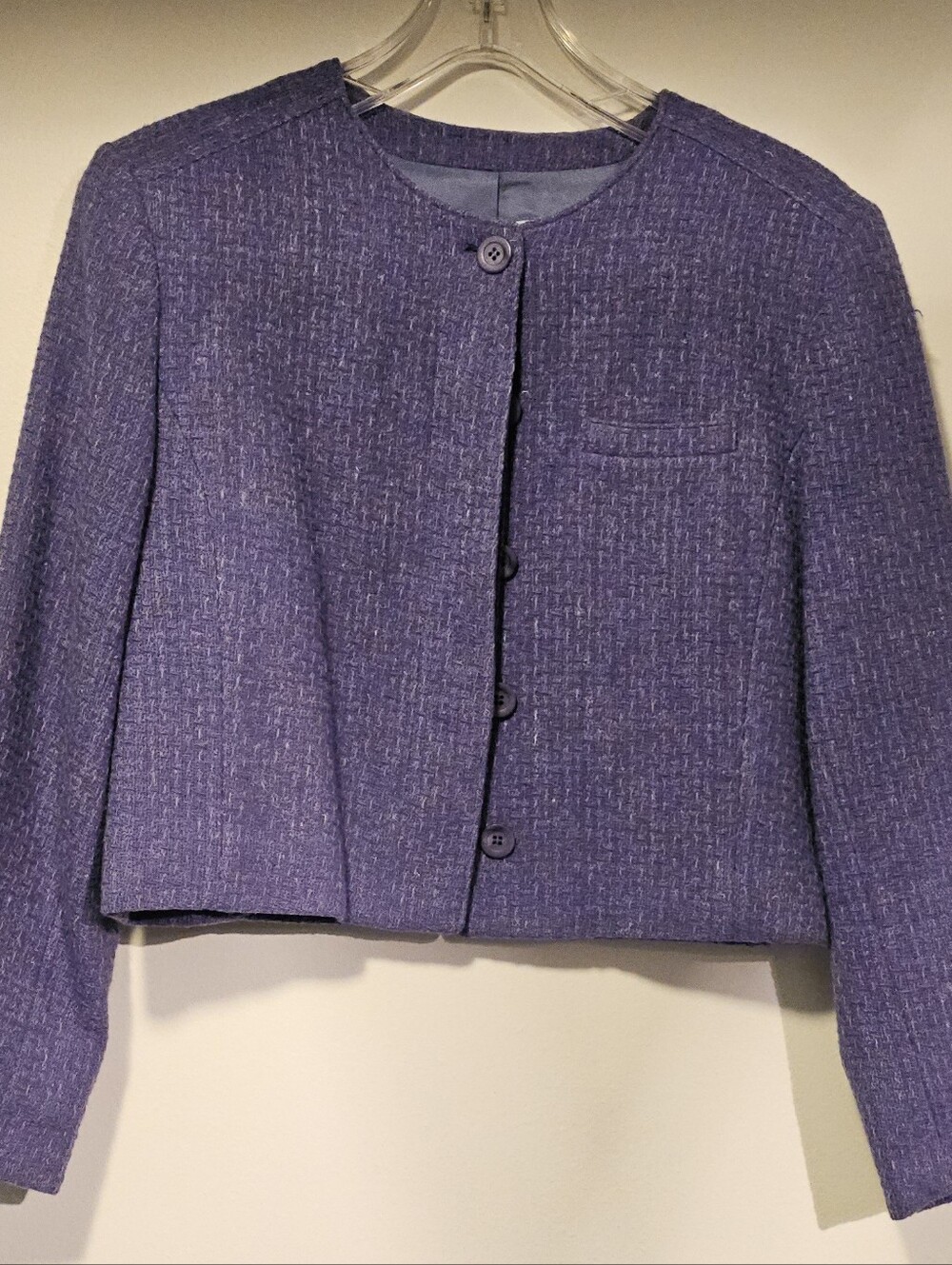 Vintage Pendleton Purple Wool Women's Blazer